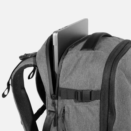 Aer Travel Pack 3 open showing compartments