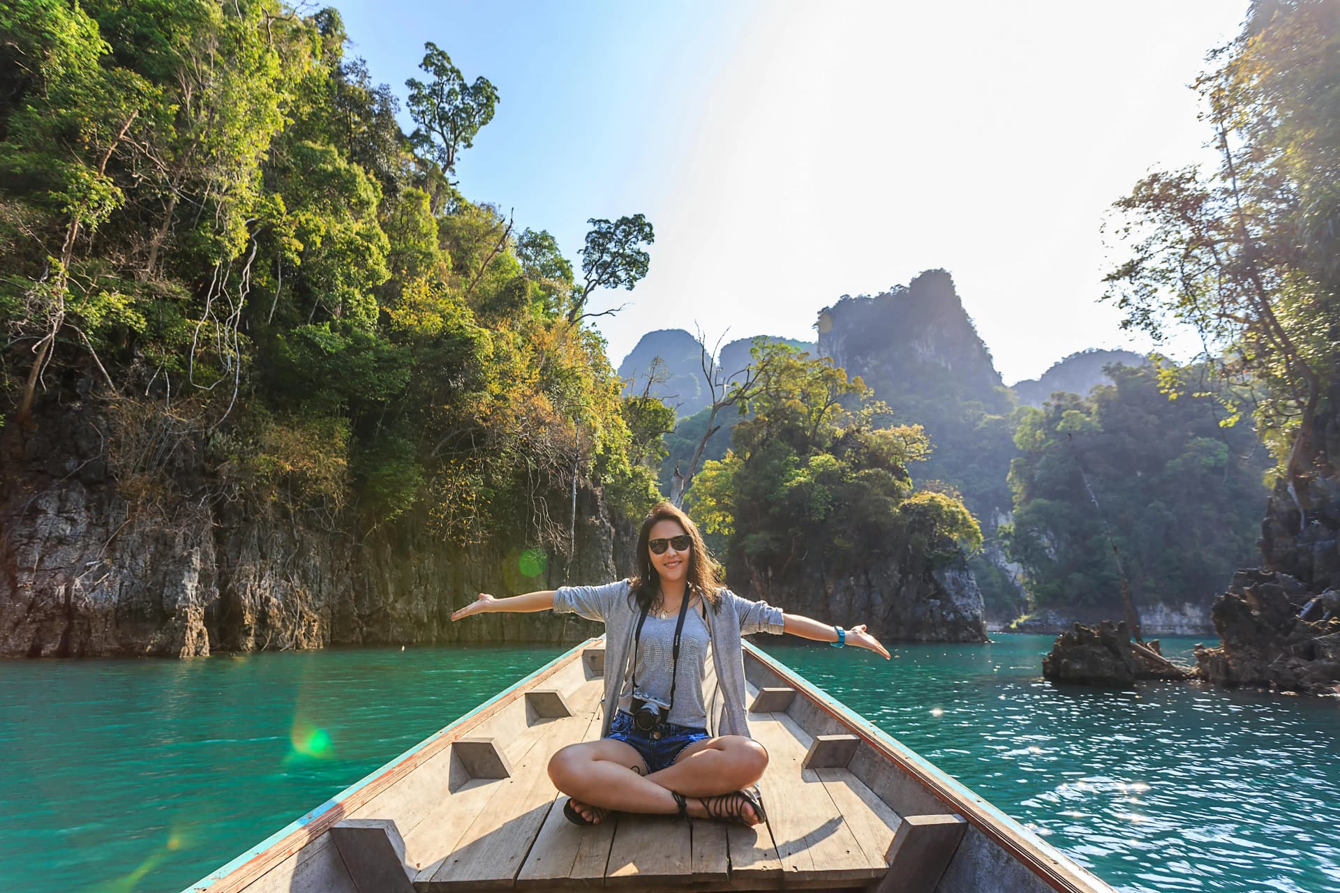 Business professional planning travel rewards on a laptop