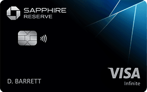 Chase Sapphire Reserve Card front design