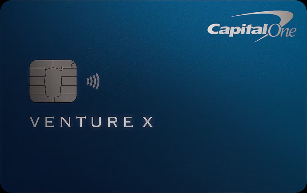 Capital One Venture X Rewards Credit Card front design
